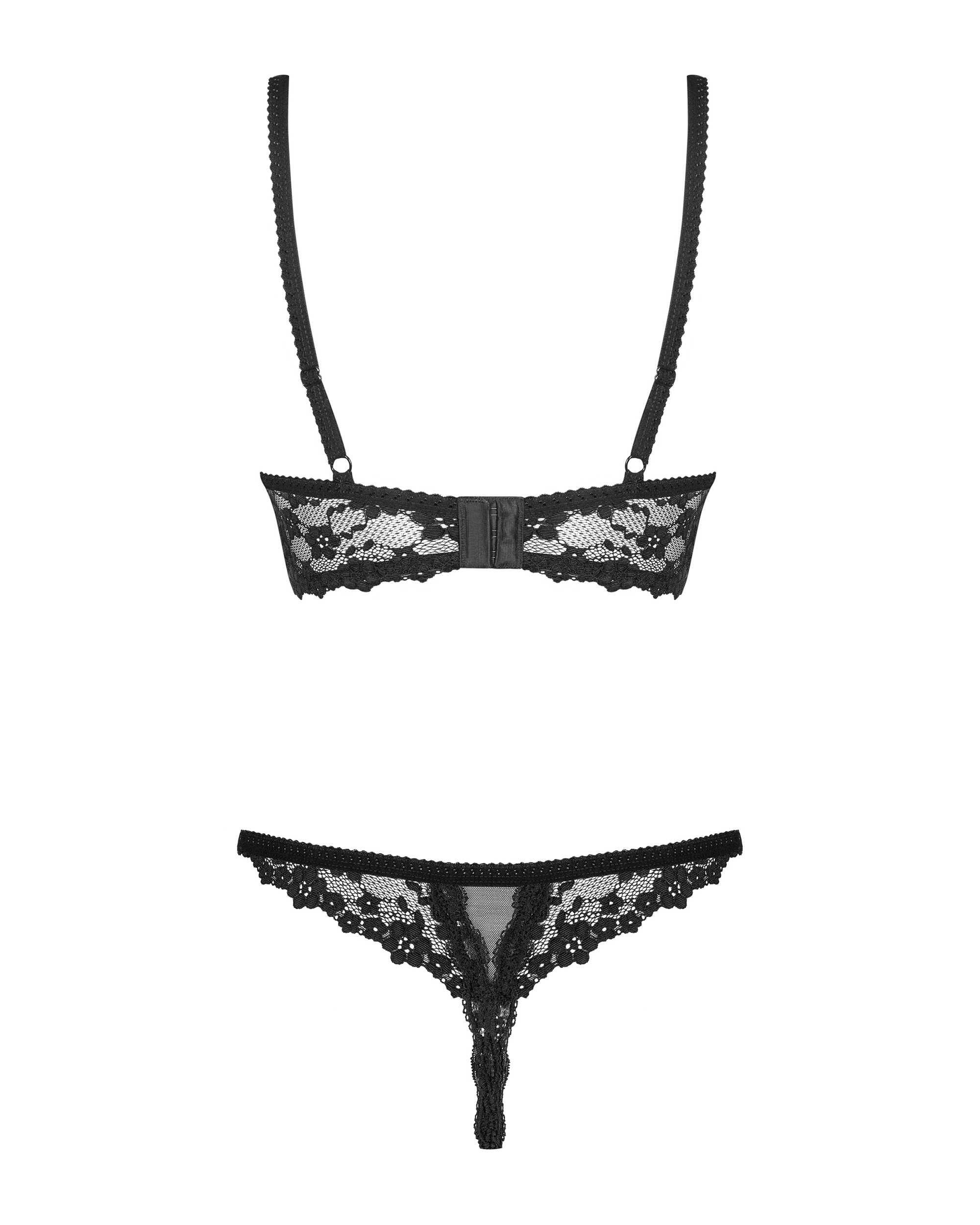 Letica Ensemble ouvert 2 pcs – Noir