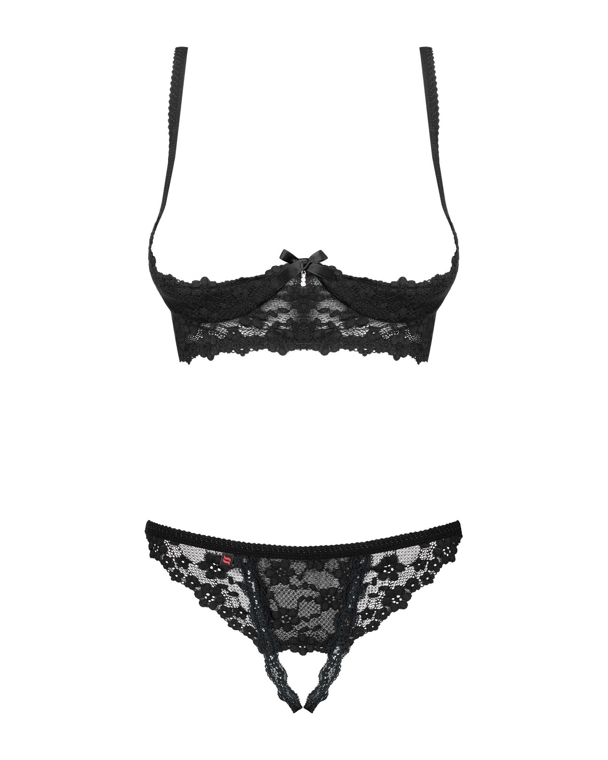 Letica Ensemble ouvert 2 pcs – Noir