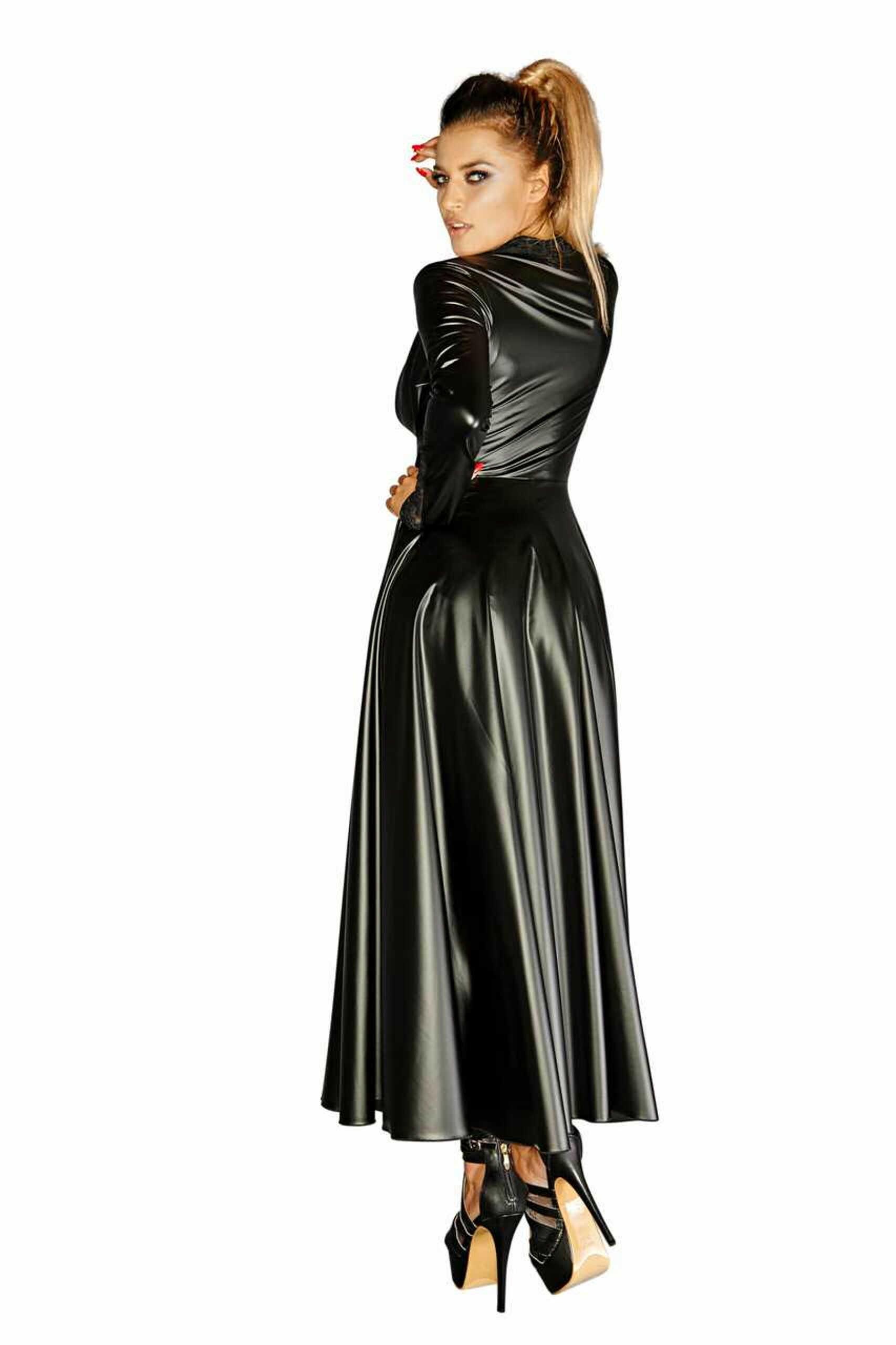 F128C Manteau en Powerwetlook