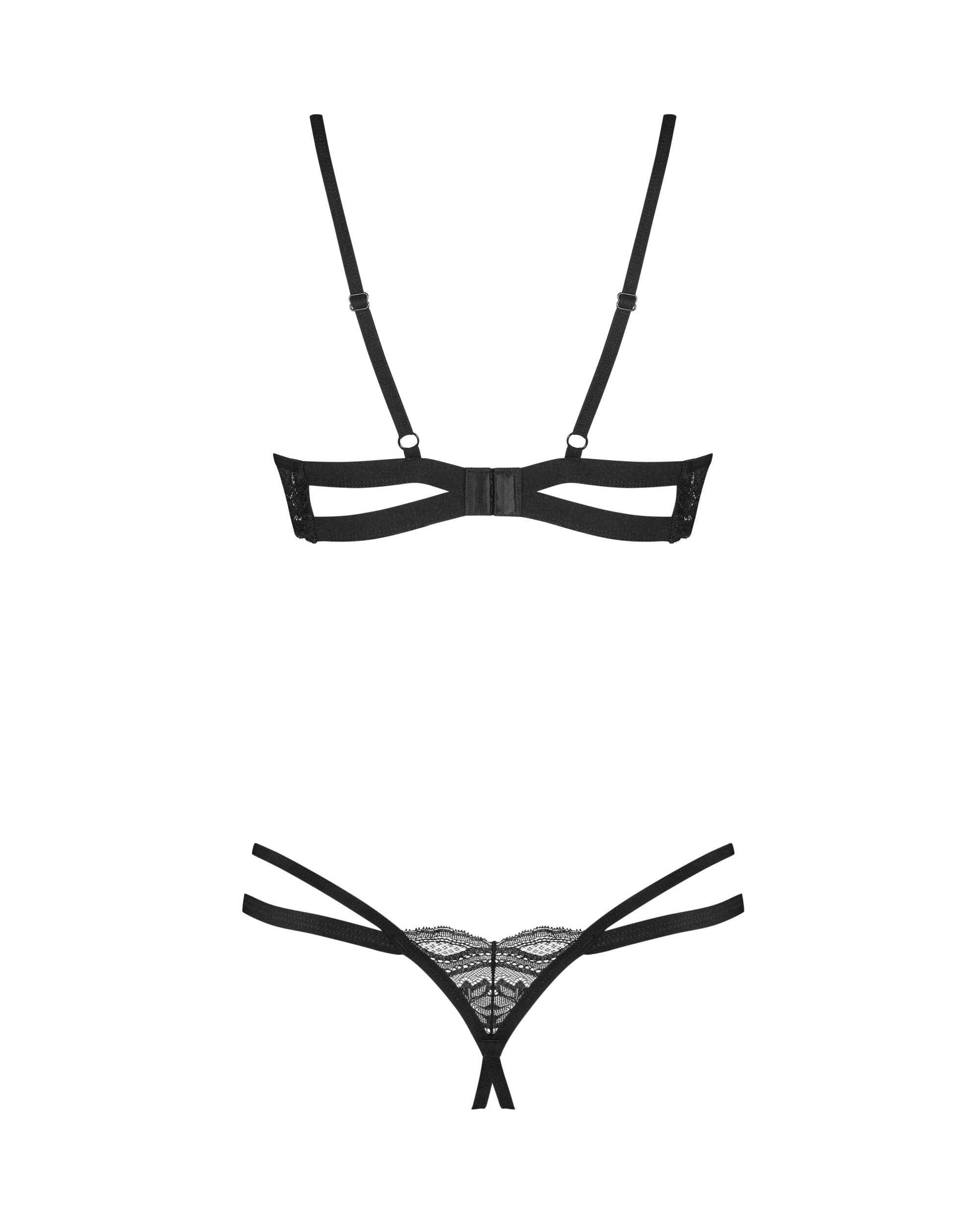 Nutris ensemble ouvert 2 pièces – Noir