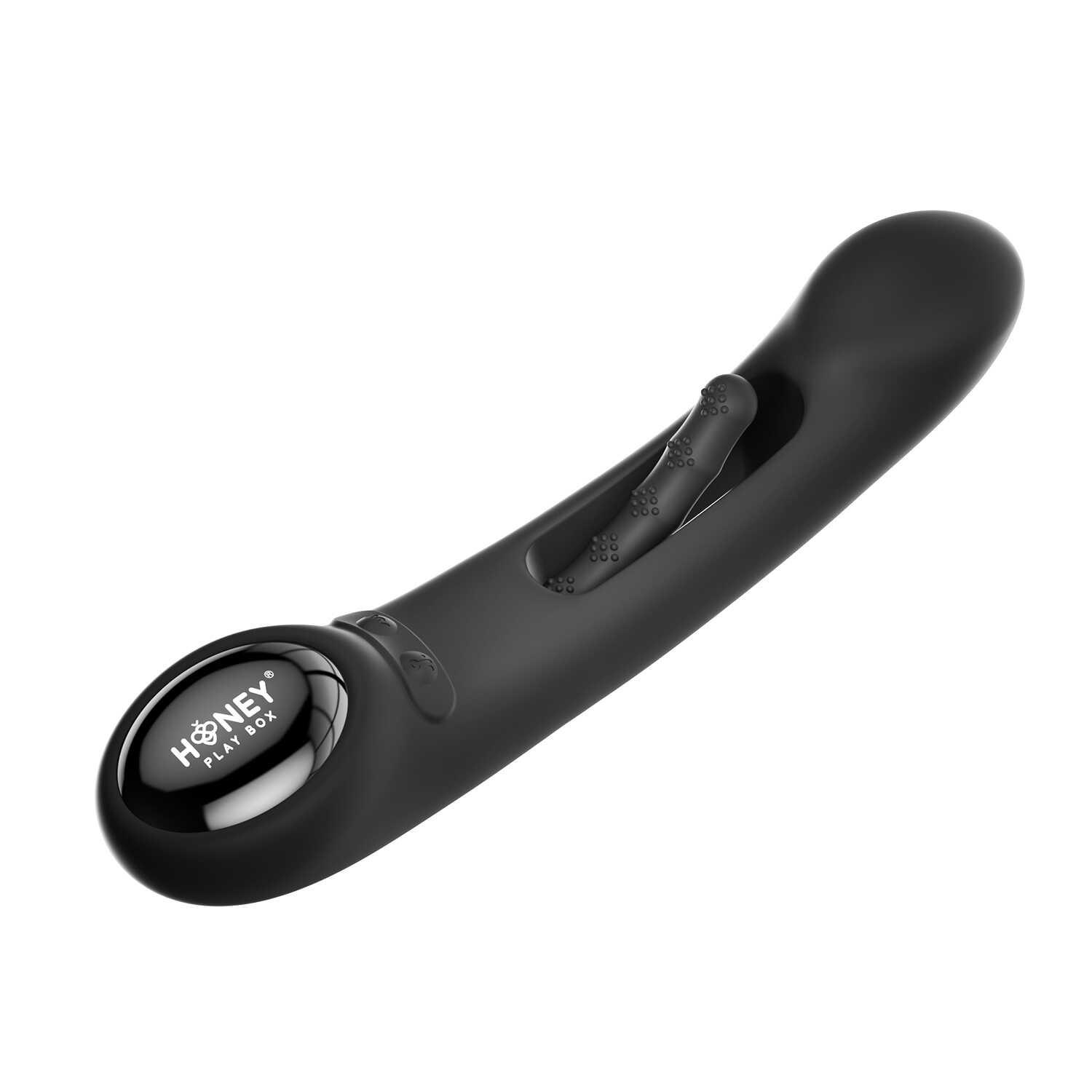 Tempo vibromasseur G-spot avec capteurs de pression et application Noir