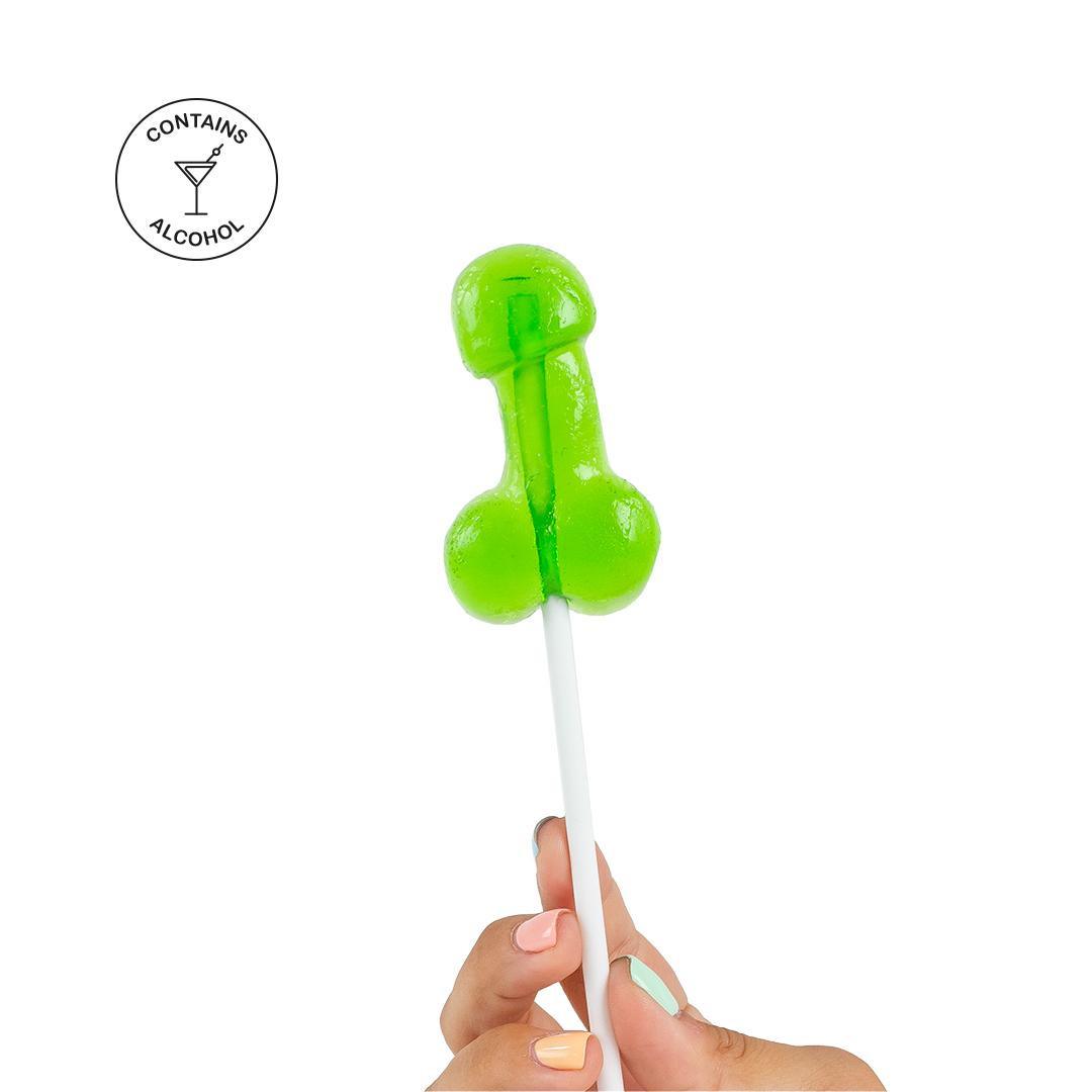 SUCETTE PÉNIS CAIPIRINHA AVEC ALCOOL