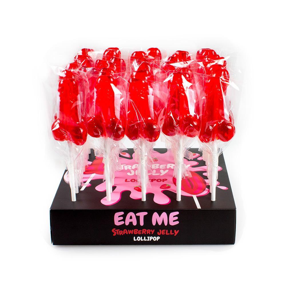 PRÉSENTOIR SUCETTE PÉNIS FRAISE
