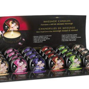 Présentoire mini bougies de massage – 24 unités