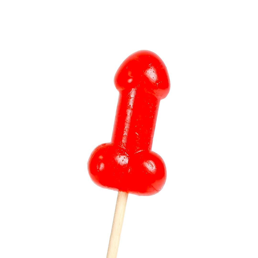 Sucette candy pénis à la cerise avec effet de la chaleur épicé