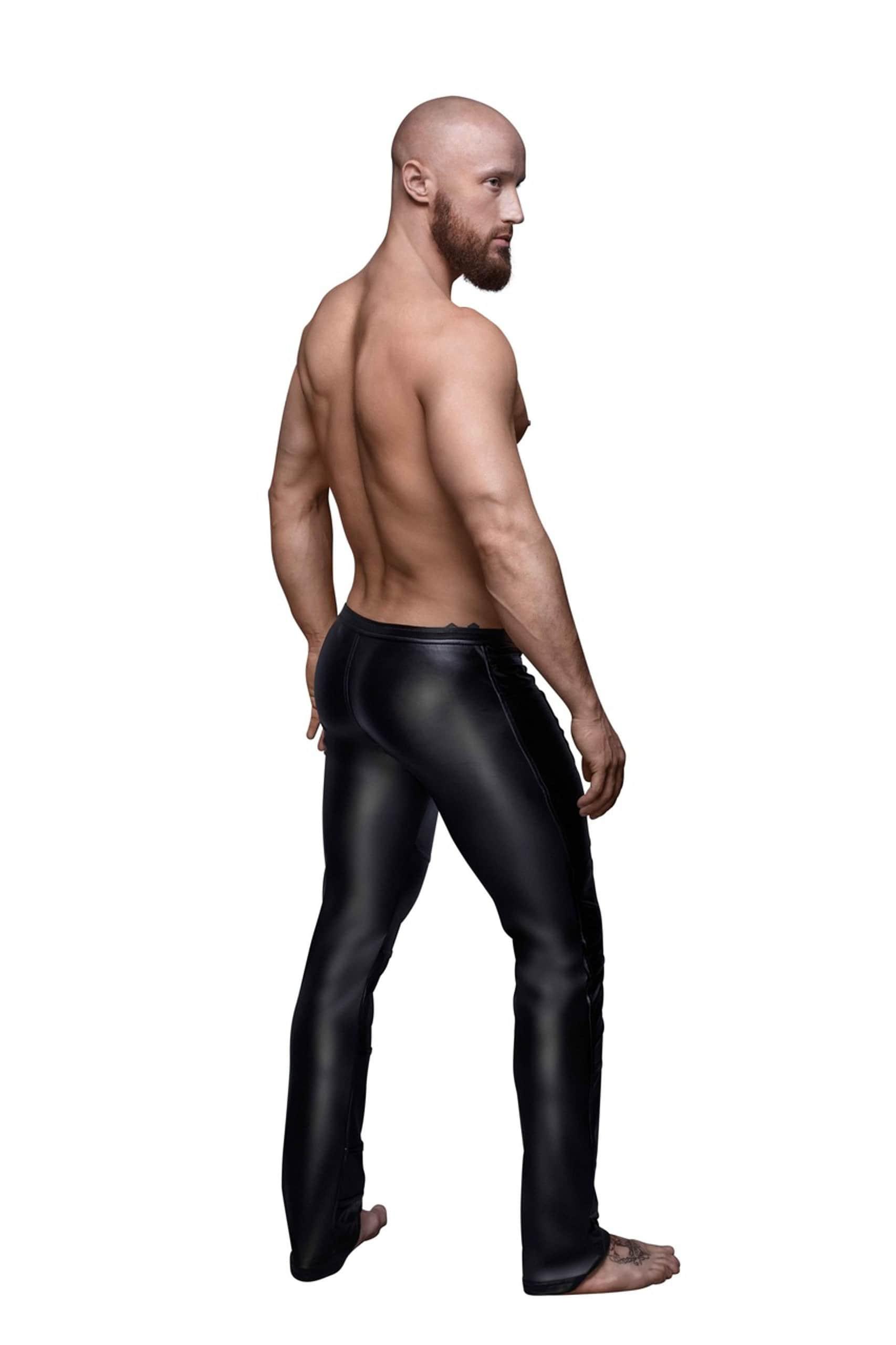H021 Pantalon long pour homme avec app. PVC