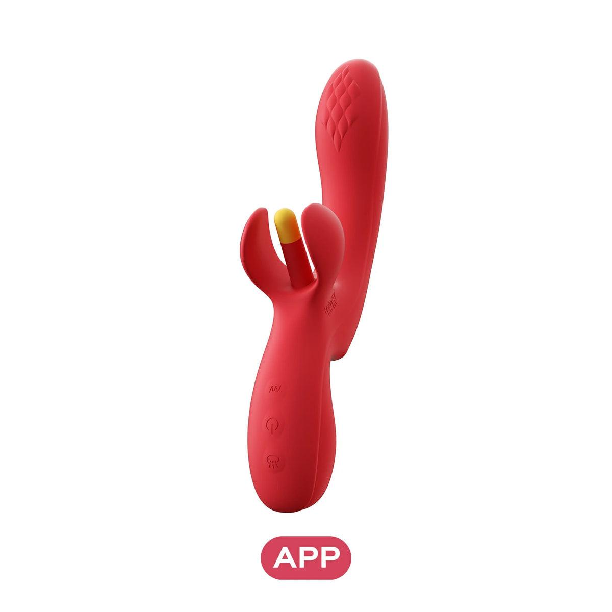 FORTEXA – Vibromasseur à doigt oscillant pour le citoris et le point G avec contrôle via une application