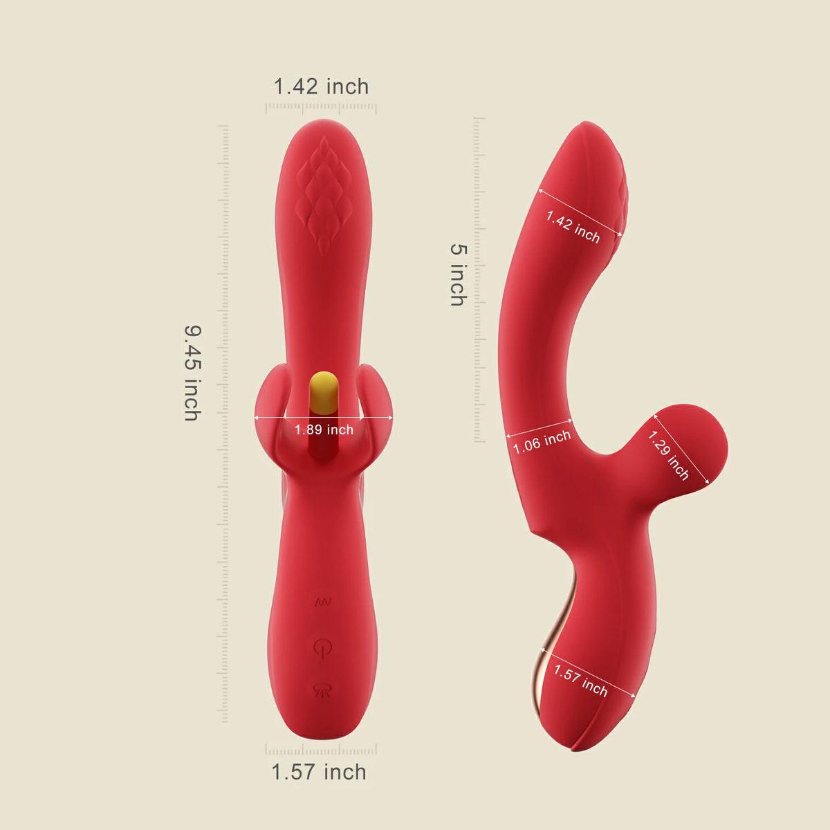 FORTEXA – Vibromasseur à doigt oscillant pour le citoris et le point G avec contrôle via une application