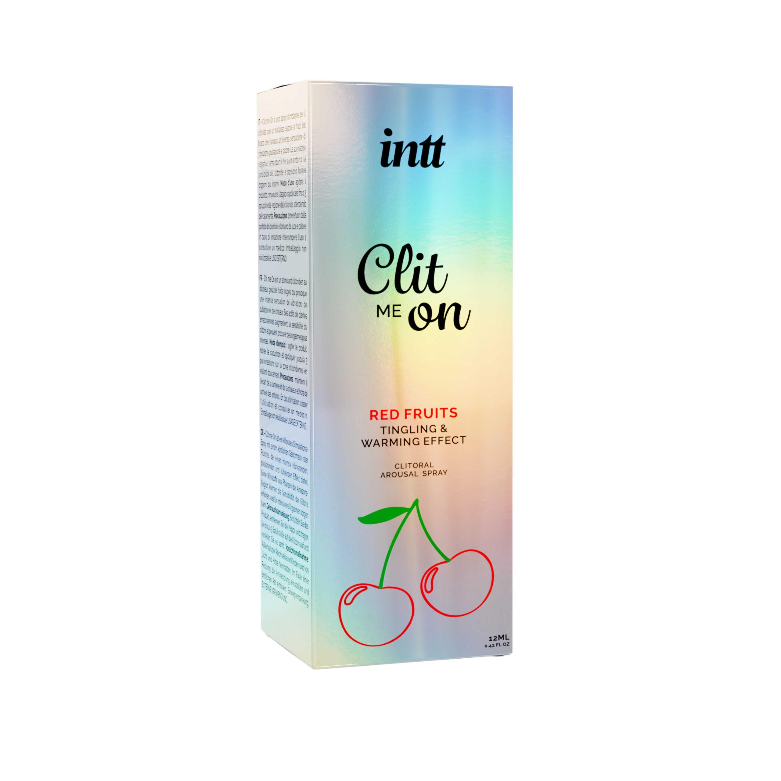 Clit me on red fruits – Vibrateur liquide en spray pour le clitoris