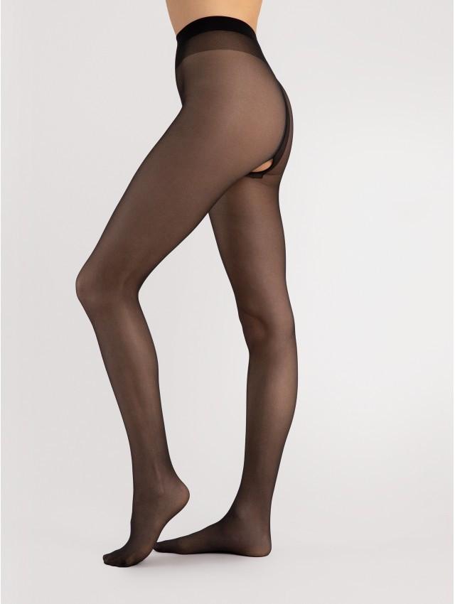 Ouvert Collants 20 DEN – Noir