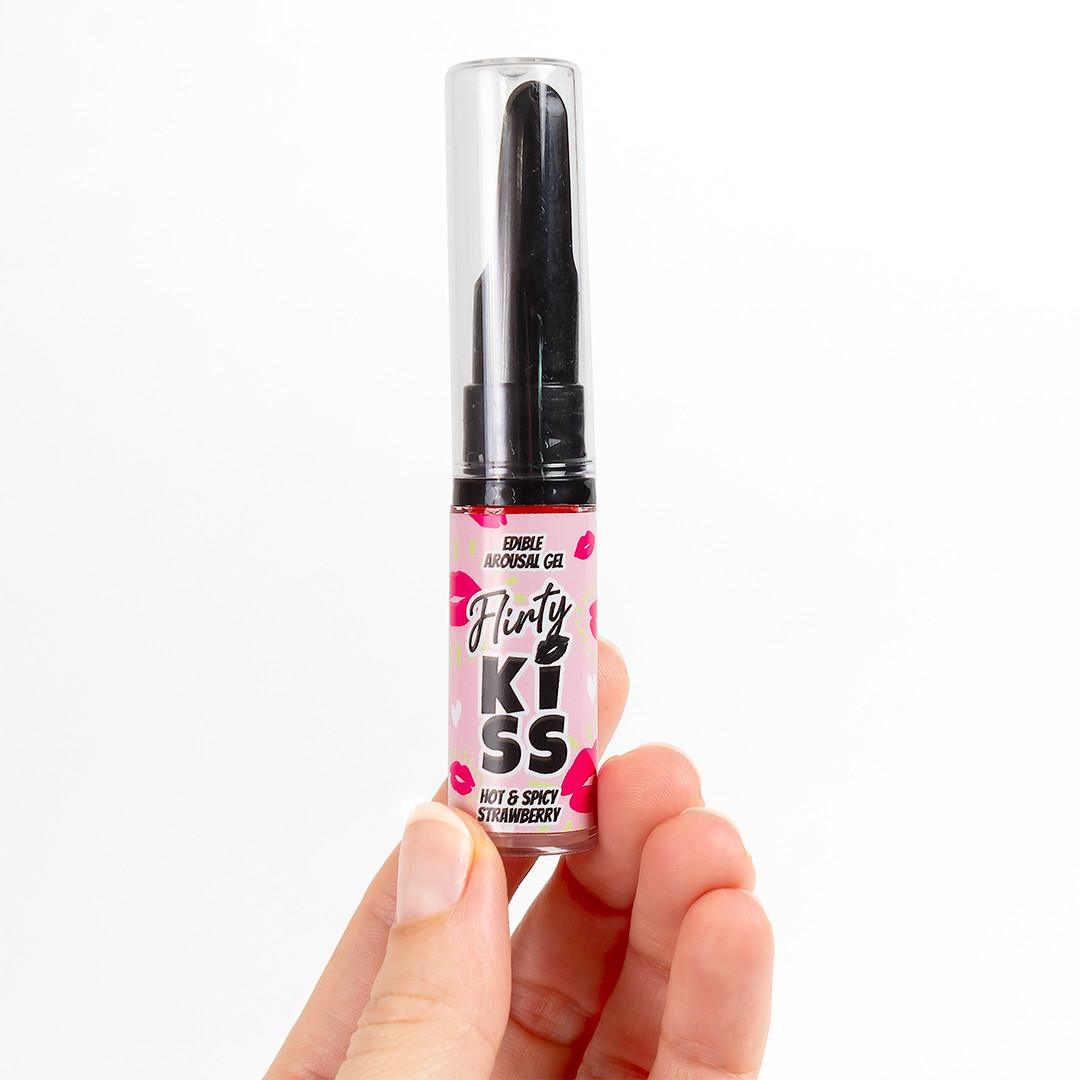 Flirty Kiss – Gels pour sex oral fraise et menthe