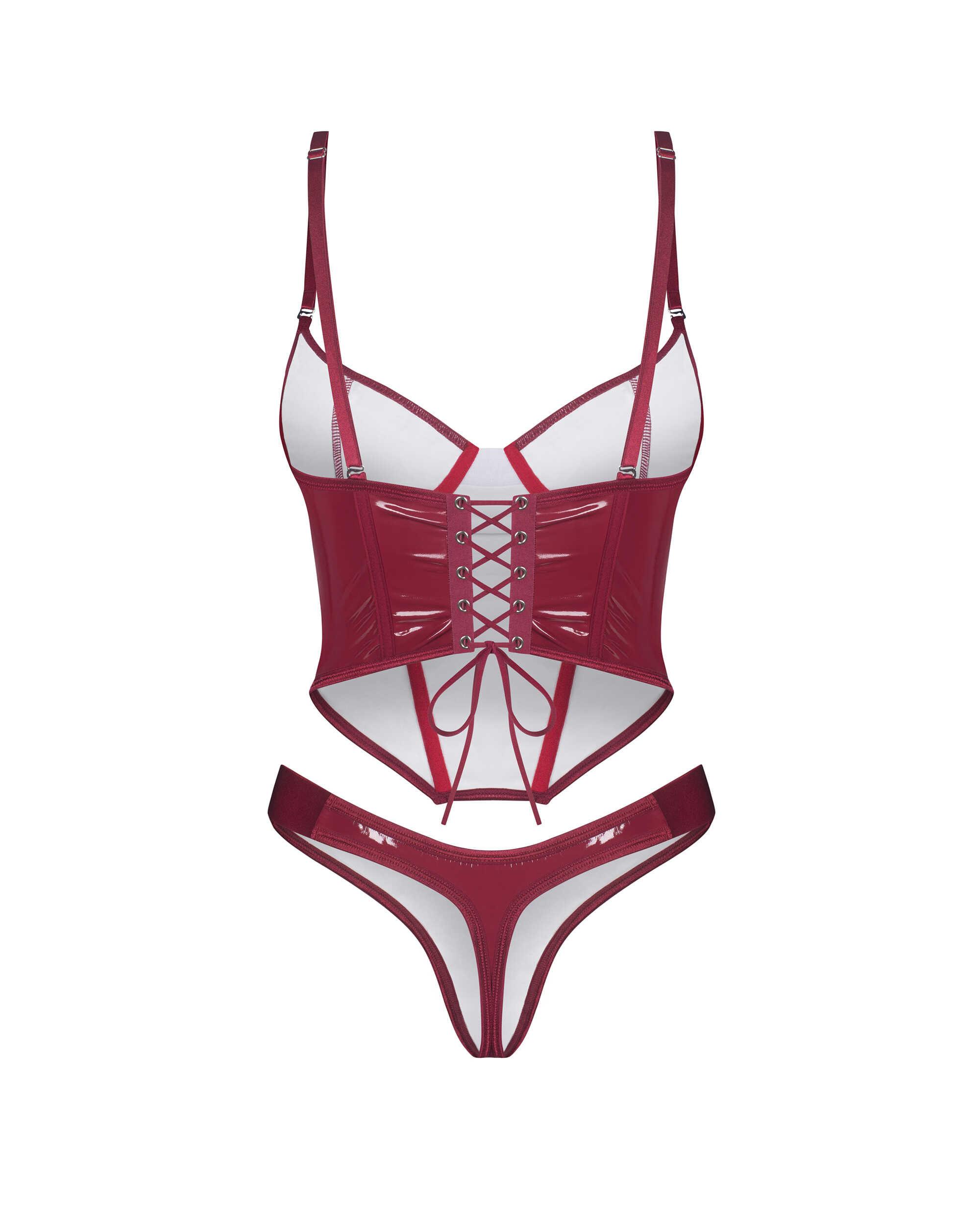 Redya Corset et string rouge