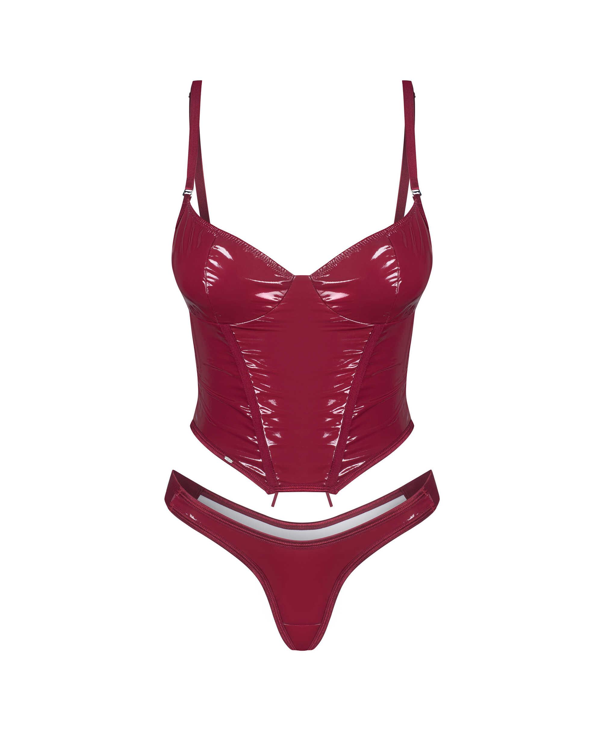 Redya Corset et string rouge