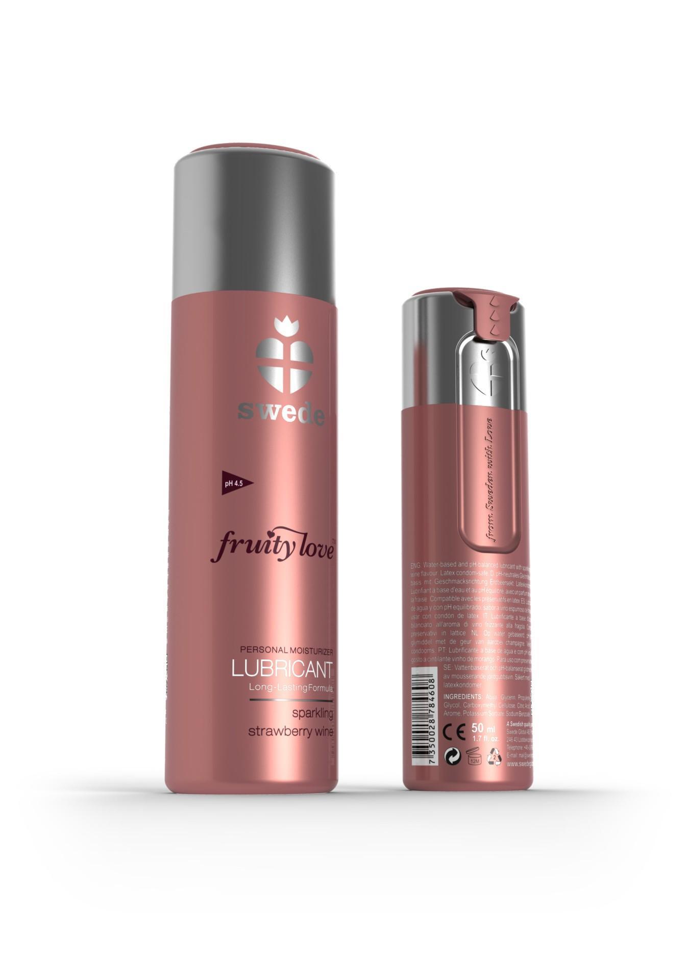 Lubrifiant Vin pétillant à la Fraise – 50 ml