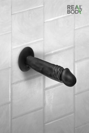 gode réaliste real zack noir – vue 3