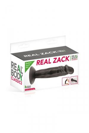 gode réaliste real zack noir – détail