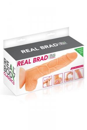 gode ultra réaliste real brad – détail
