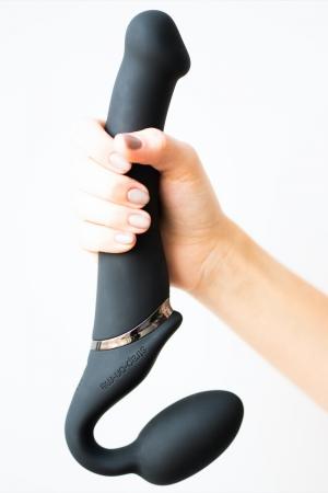 gode ceinture vibrant strap-on-me xl noir – détail