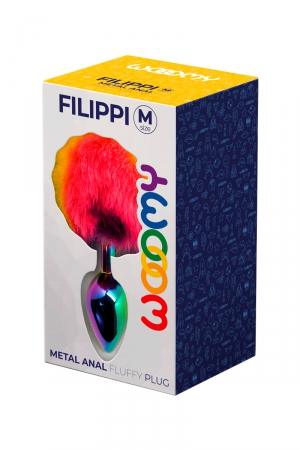 plug pompon arc-en-ciel m – détail