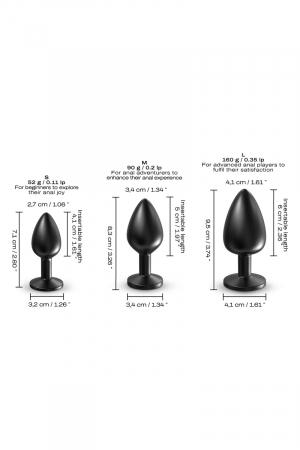 plug anal métal – vue 3